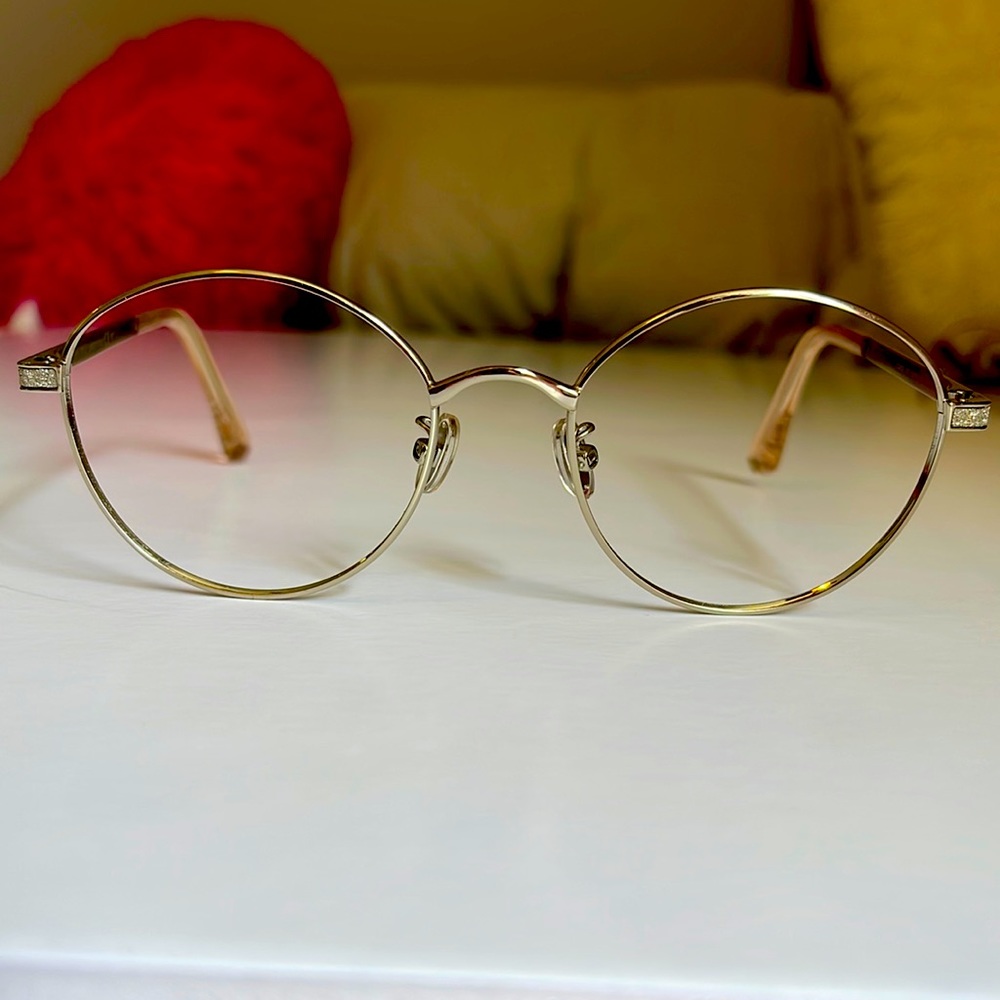 Jimmy Choo Round metal eyeglasses. Super cute! JC246/G